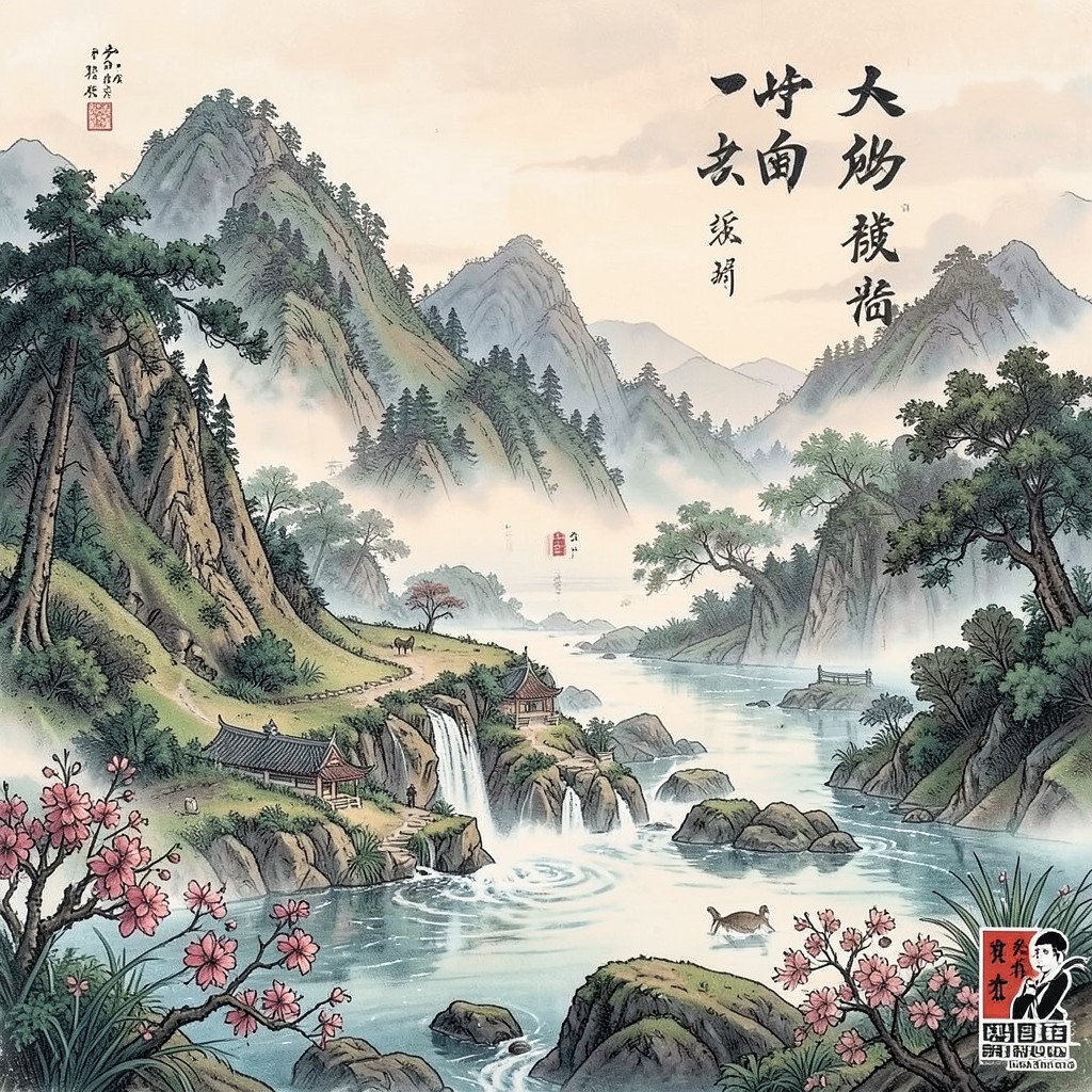 水行日主意境图