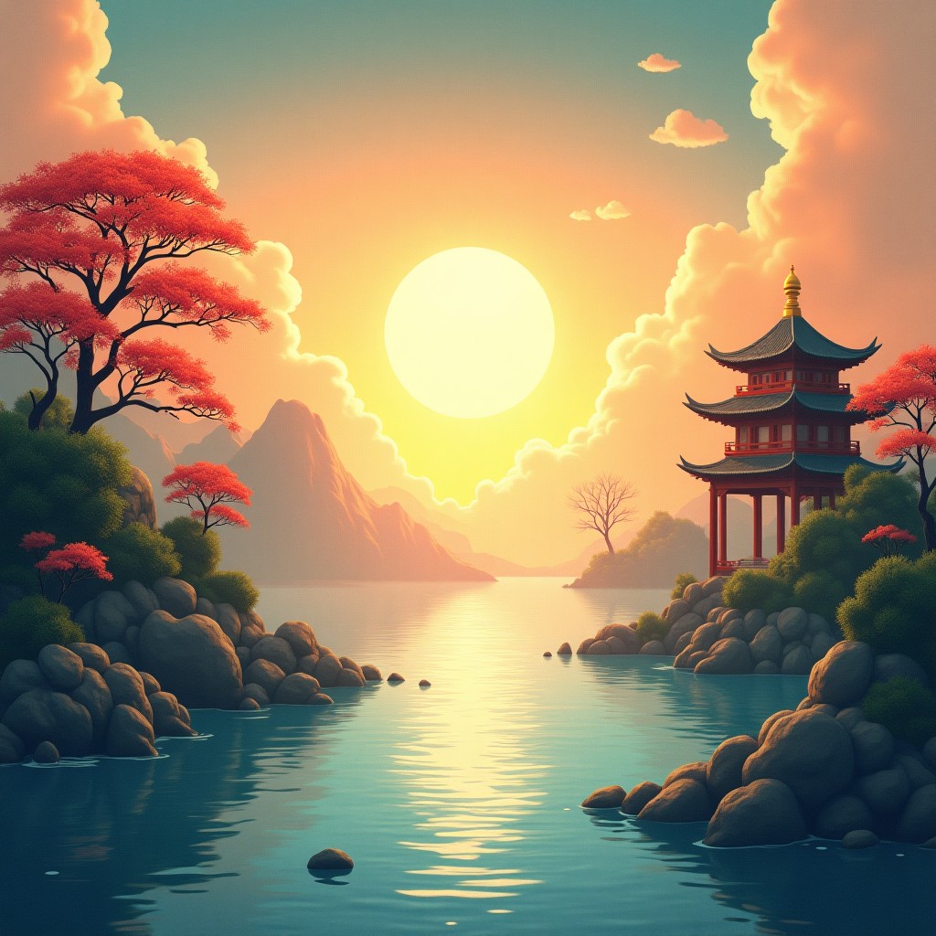 八字意境图