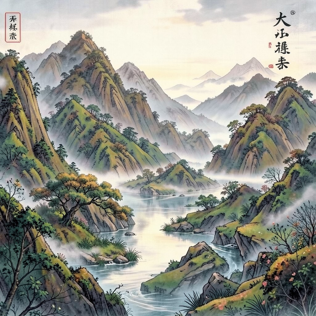 水行日主意境图