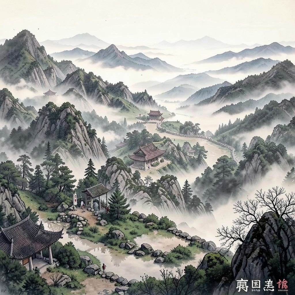 金行日主意境图