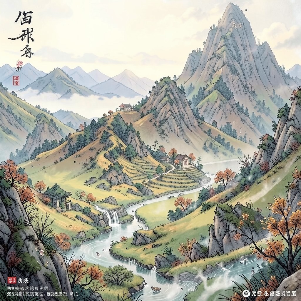 水行日主意境图