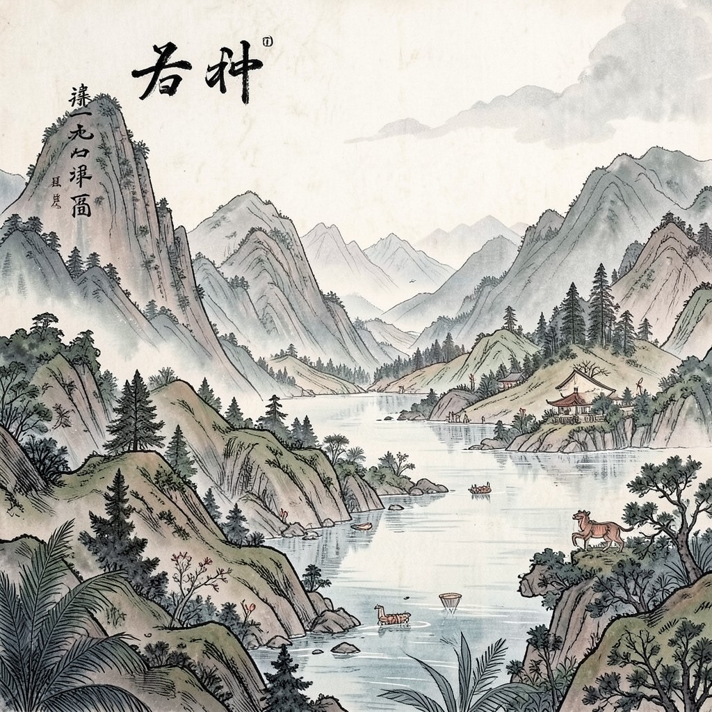 水行日主意境图