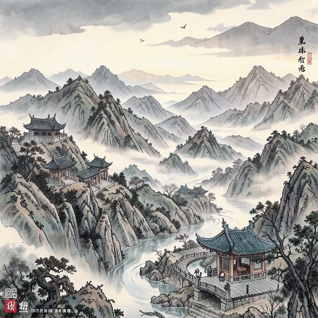 水行日主意境图