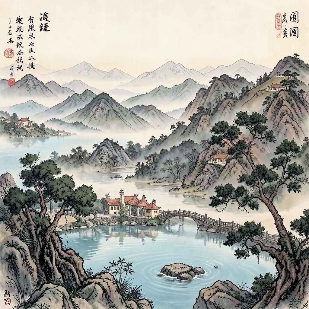 水行日主意境图